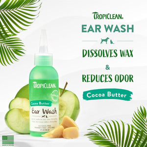 TropiClean Alcohol Free Ear Wash for Dogs & Cats