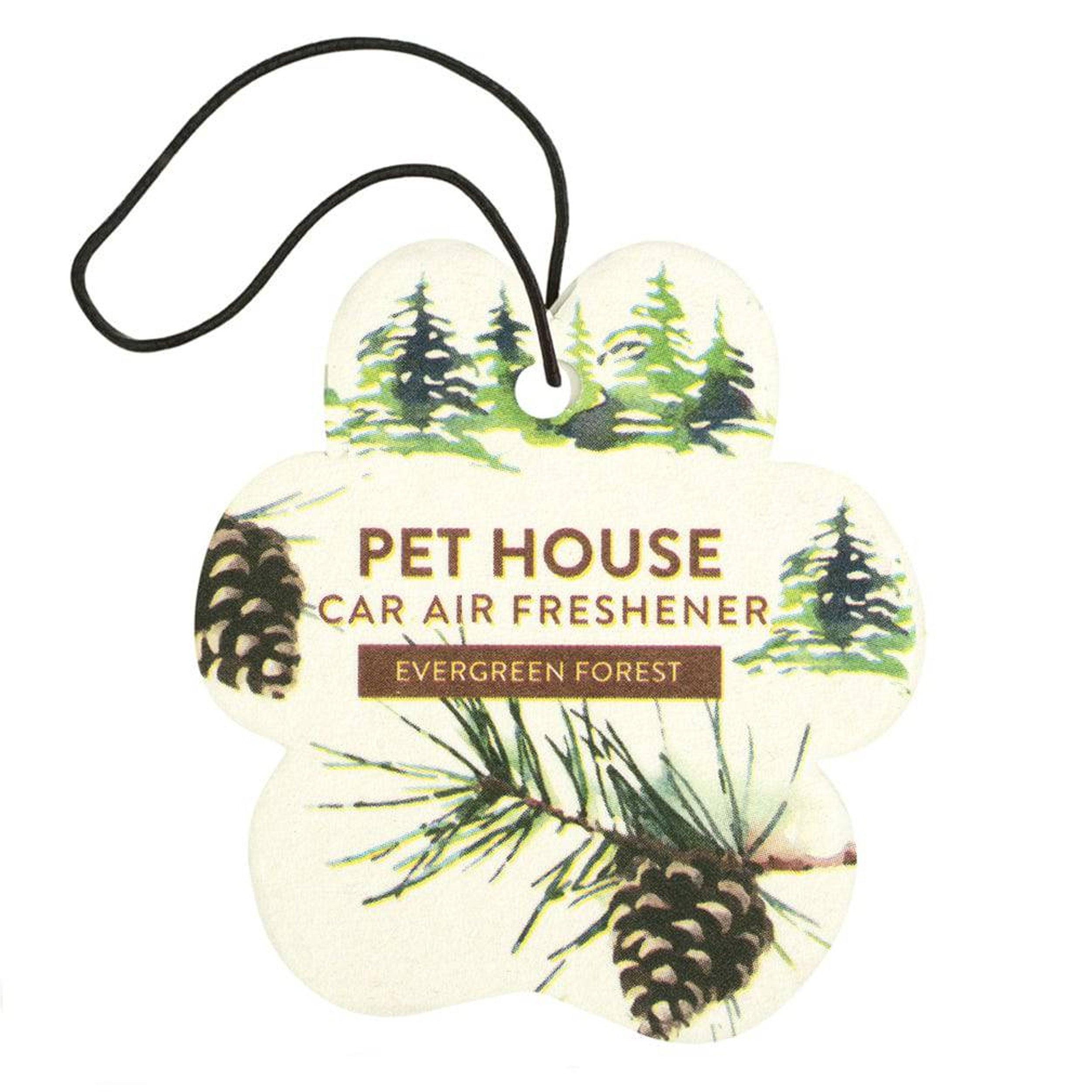 Pet House Evergreen Forest Car Air Freshener