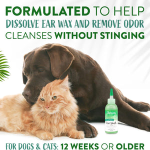 TropiClean Alcohol Free Ear Wash for Dogs & Cats