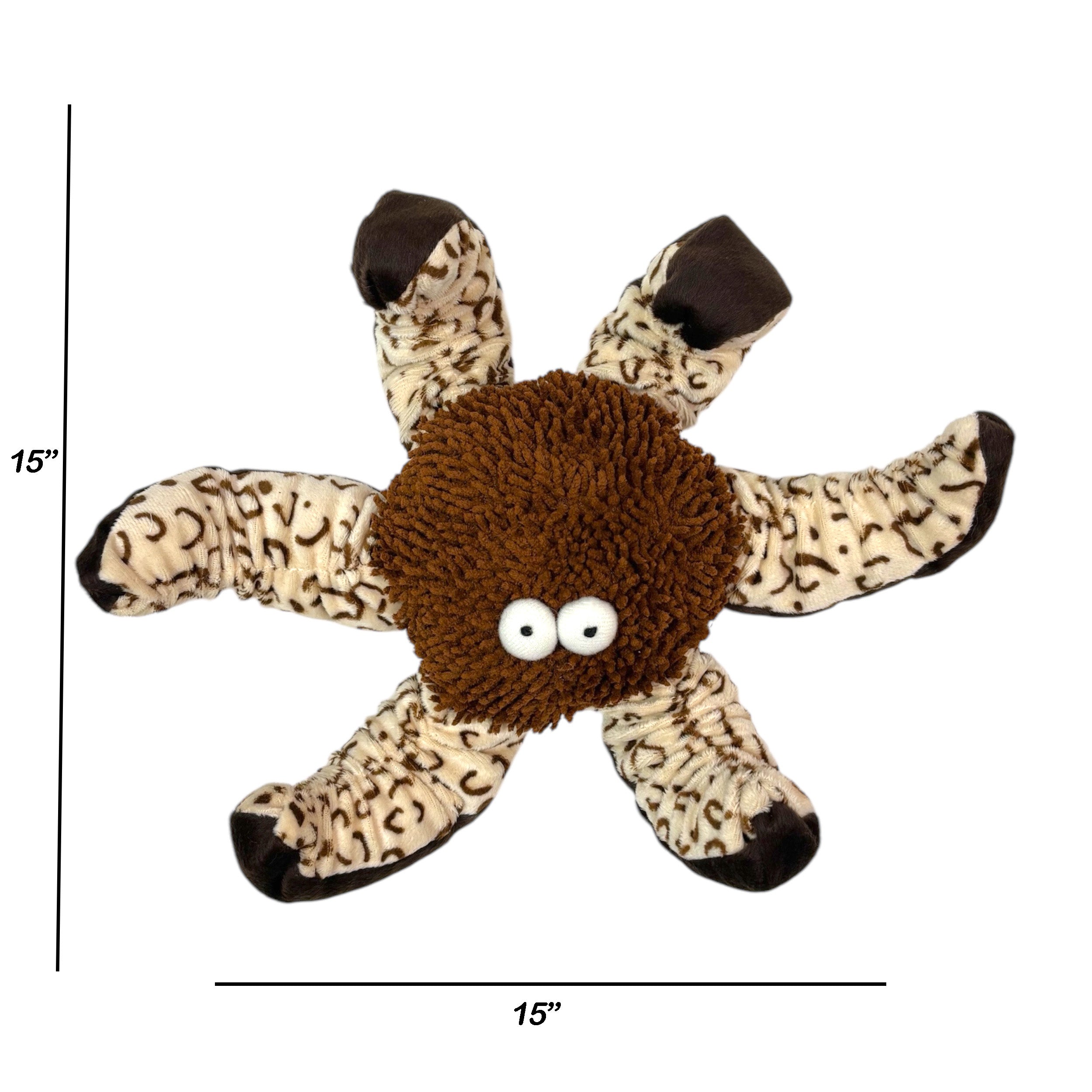 Octopus Squeaky Plush Dog Toy