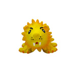 Load image into Gallery viewer, Yellow Rubber Lion Dog Toy
