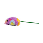 Load image into Gallery viewer, 3-Piece Plush Multi-Colored Mice Cat Toy
