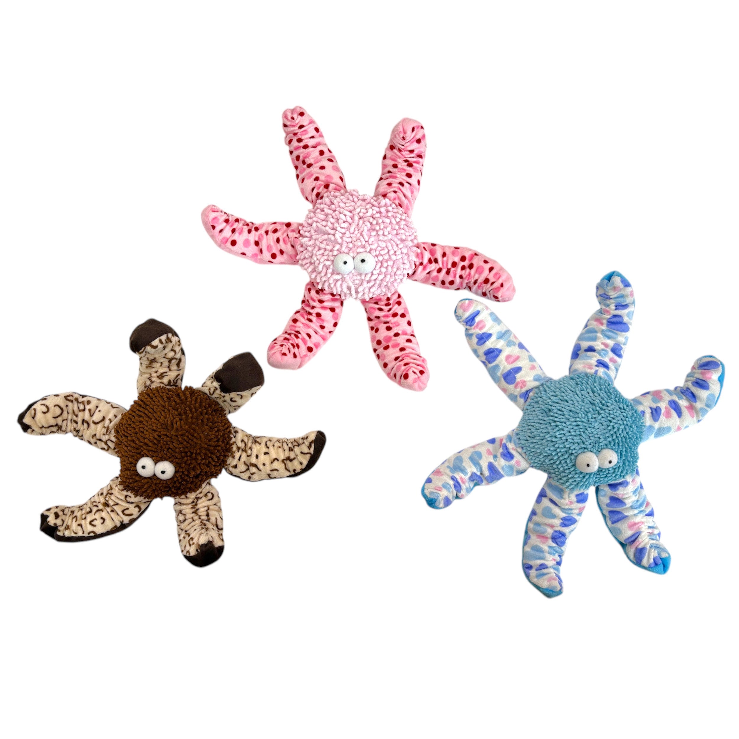 Octopus Squeaky Plush Dog Toy