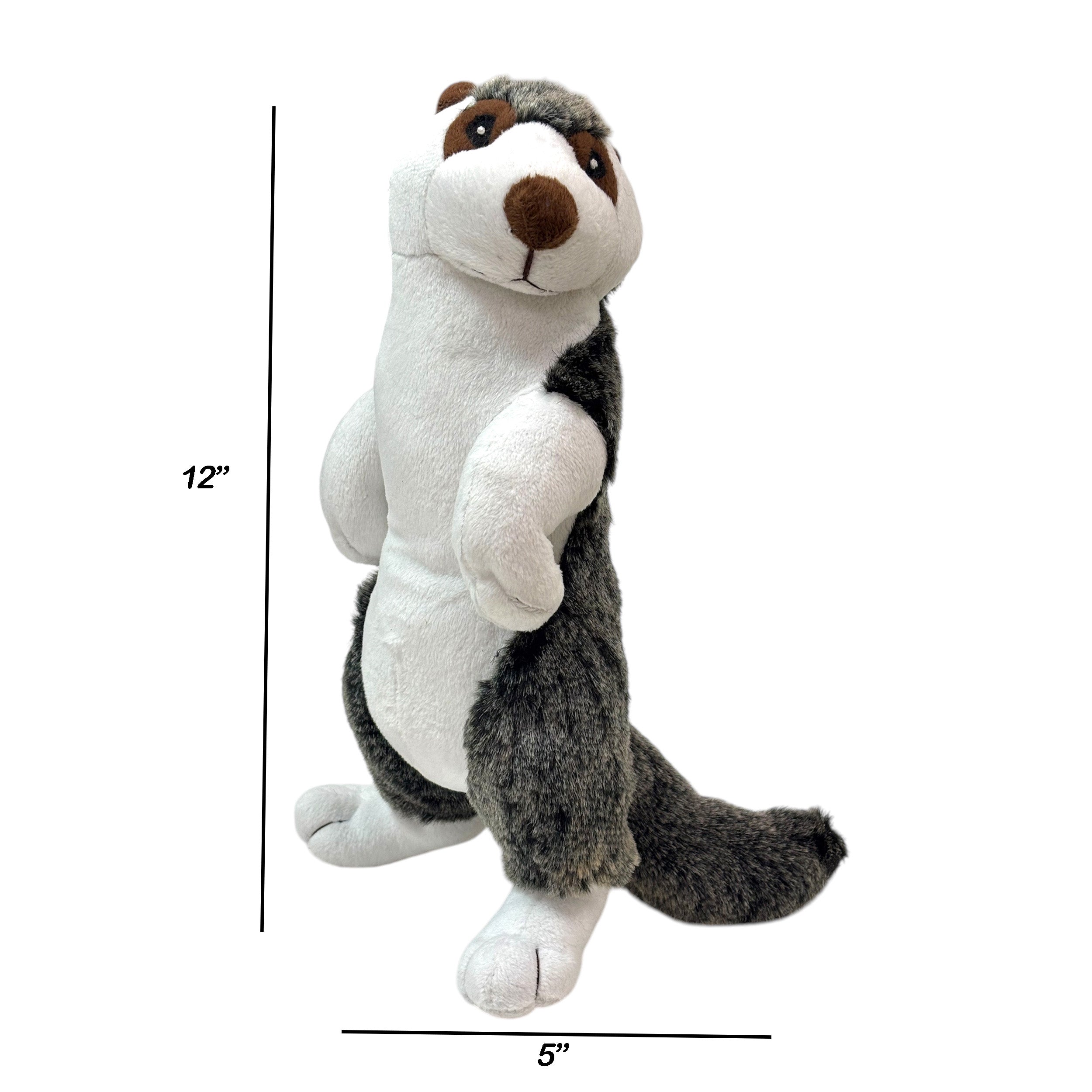 Meerkat Squeaky Dog Plush Toy