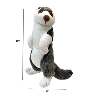 Meerkat Squeaky Dog Plush Toy