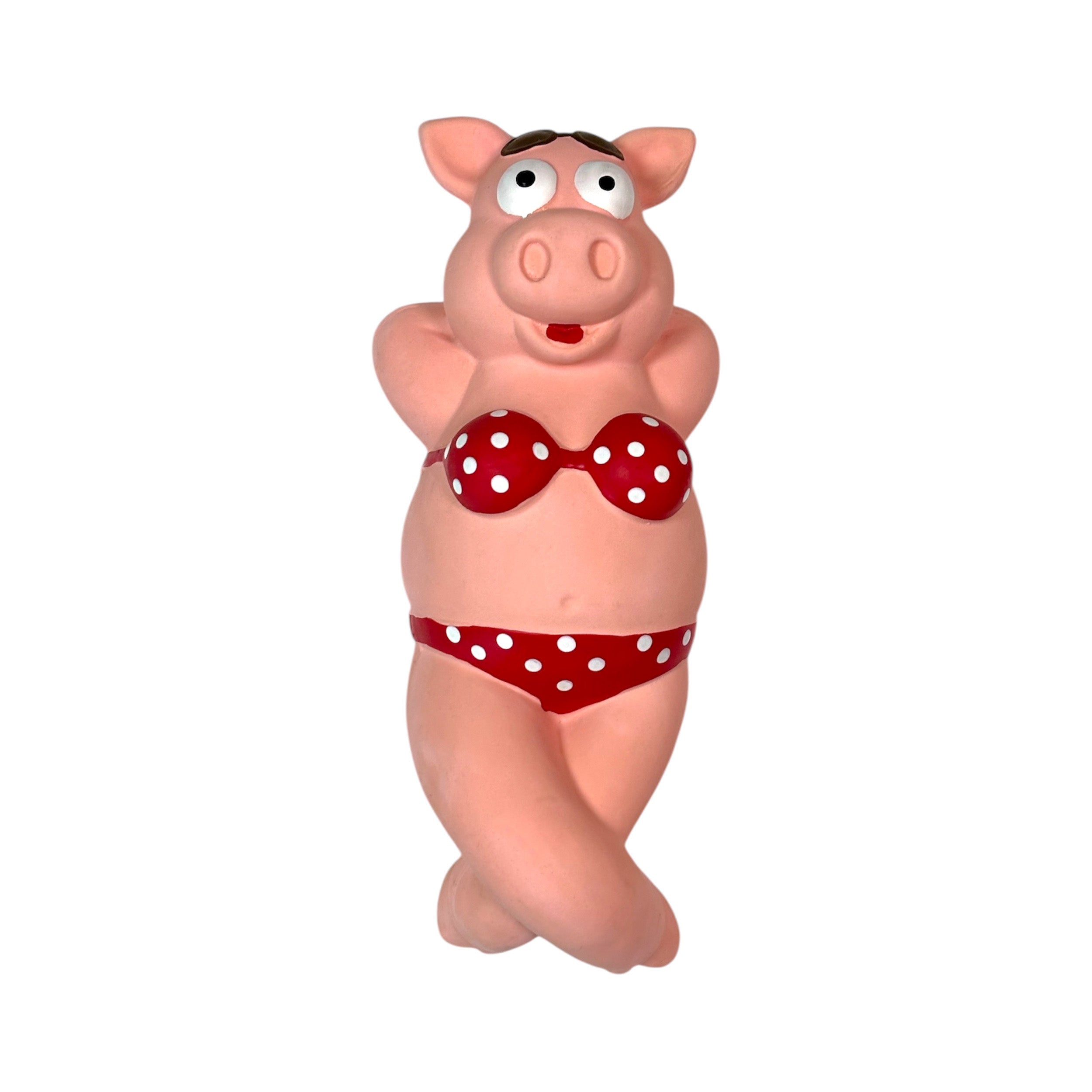 Bikini Pig Squeaky Dog Toy