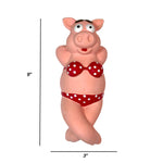 Load image into Gallery viewer, Bikini Pig Squeaky Dog Toy
