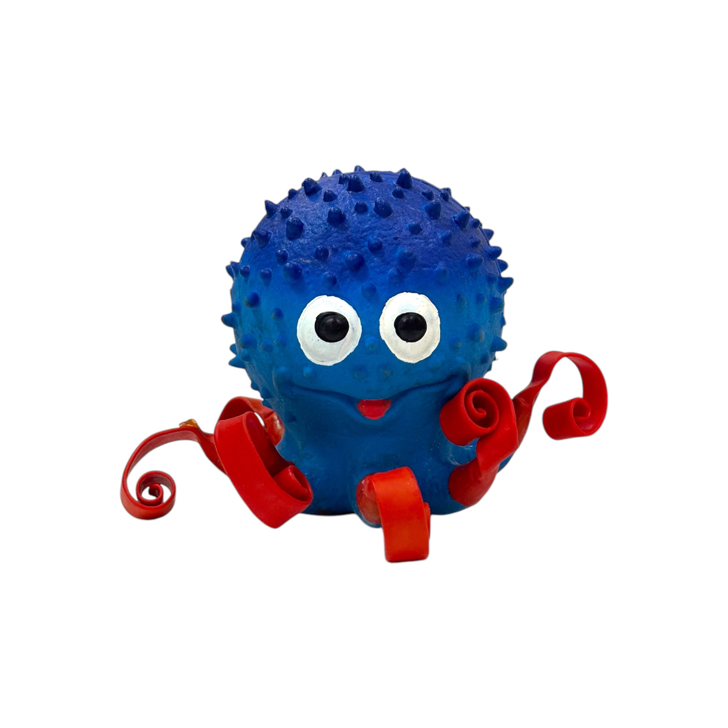 Blue Latex Octopus Dog Toy