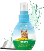 Load image into Gallery viewer, TropiClean Drops Cat Dental Water Additive, 2.2-oz bottle
