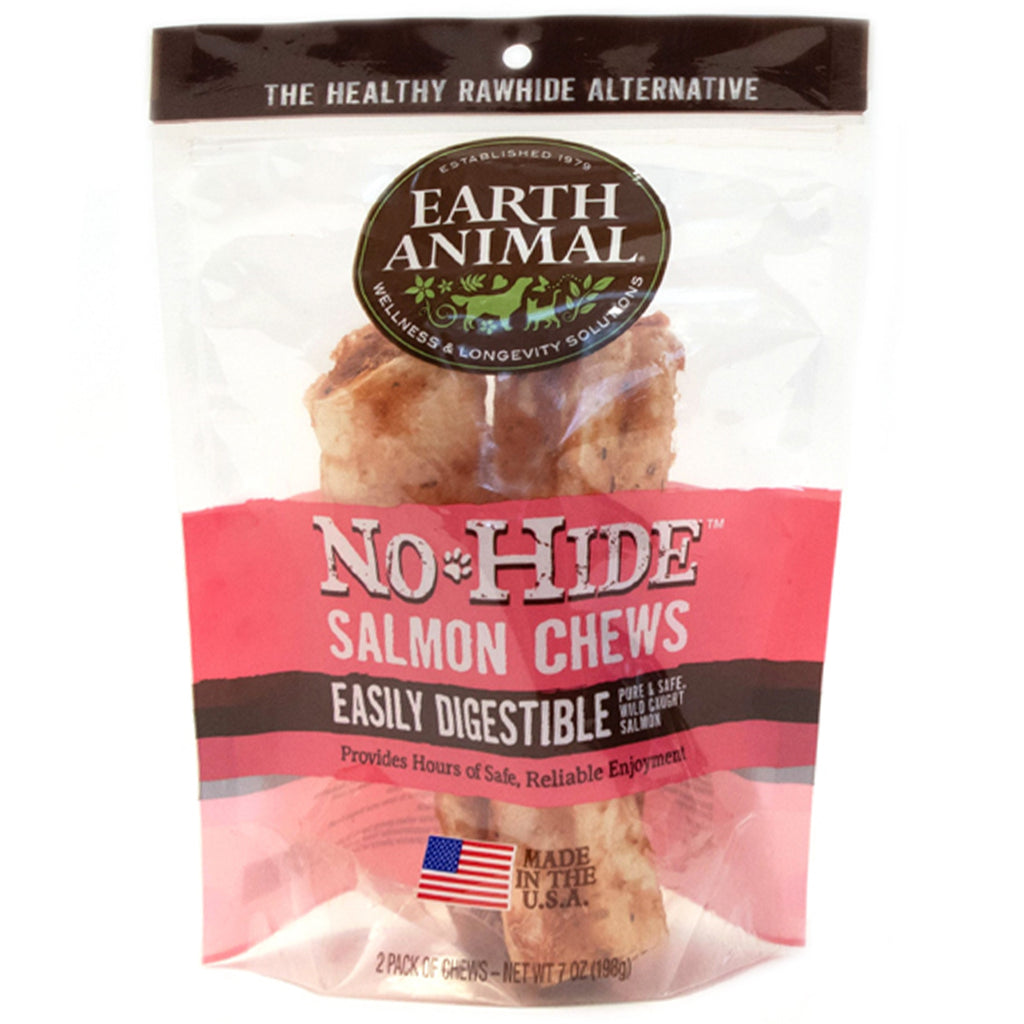 Earth Animal No-Hide Rolls Salmon Recipe Dog Treats